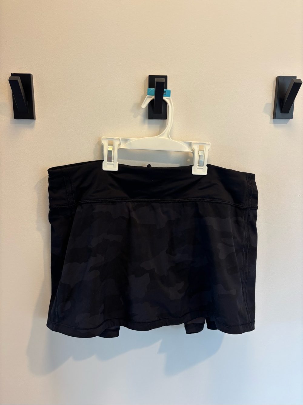 Lululemon Black Camo Athletic Skort